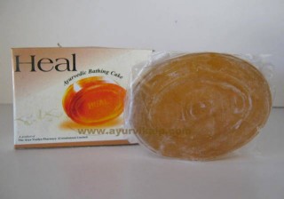 Arya Vaidya Pharmacy, HEAL Ayurvedic Bathing Cake, 75g